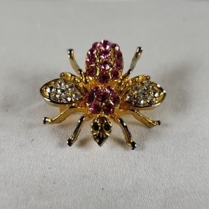 Crystal Bumblebee Pin